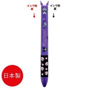 日本限定 紫色Kuromi 2色黑紅 圓珠筆 Melody