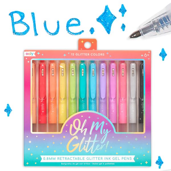 12色閃亮啫喱筆 Oh My Glitter! Gel Pens