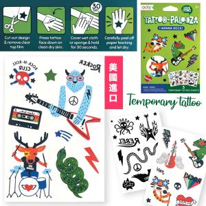ooly - Mini Tattoo Palooza 印水紙 兒童紋身貼紙 - I Wanna Rock! - 3張