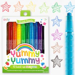 ooly - Yummy 美味香味 扭轉式 蠟筆 Crayons (10支)