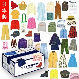 Greeting Life - 迷你紙箱貼紙（時尚服飾）40個不同款式的貼紙