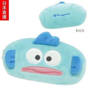 SANRIO - Hangyodon 水怪 毛毛筆袋 化妝袋
