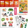 ooly - Mini Tattoo Palooza 印水紙 兒童紋身貼紙 - Beach Days - 3張：圖片 2